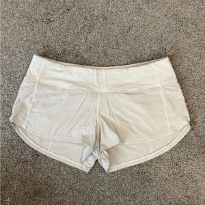 Lululemon Athletica speed up, low rise, 2.5”, white